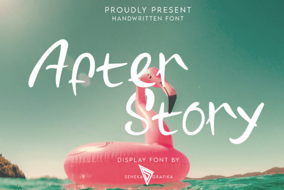 After Story: A Graceful Script Font for Editorial Elegance
