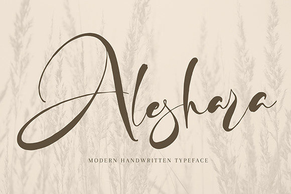 Aleshara: The Handwritten Font for Modern Marketers