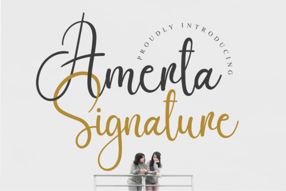 Amerta Signature: Elevate Your Brand with Elegant Typography