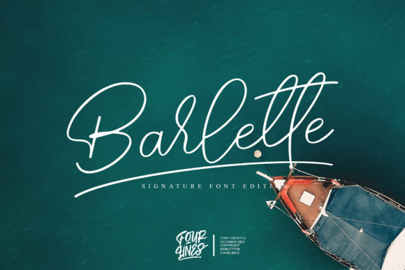 Barlette: A Dazzling Script Font for Elegant Branding