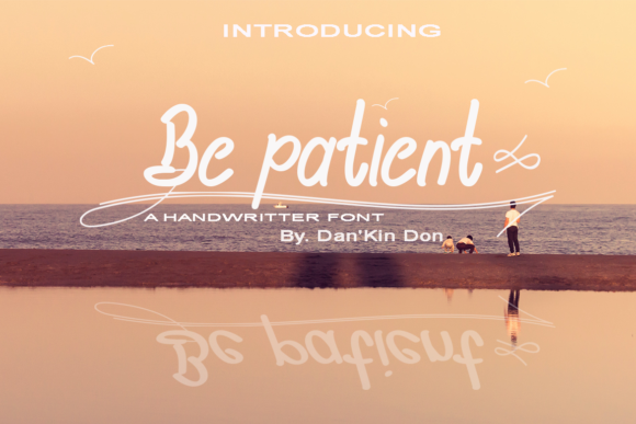 Be Patient: A Whimsical Script Font for Elegant Web Design