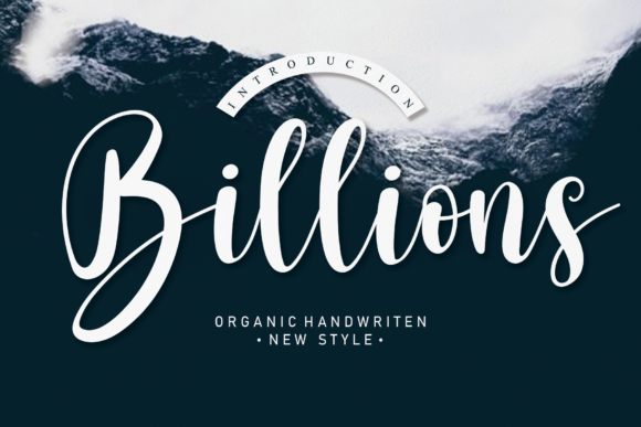 Billions: A Handwritten Font for Elegant Web Design