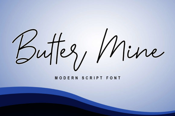 Butter Mine: A Handwritten Font for Crafters and Creators