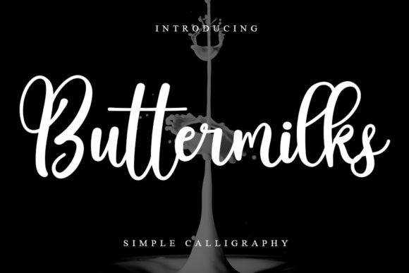 Buttermilks: A Font for Elegant and Consistent Branding