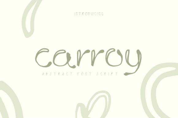 Carroy: A Handwritten Font for Editorial Design