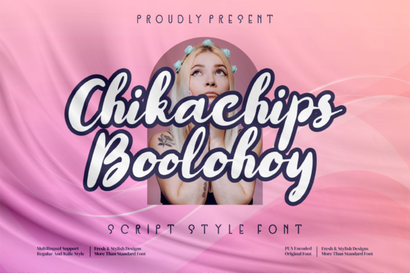 Chikachips Boolohoy: A Charming Script Font for Engaging Campaigns