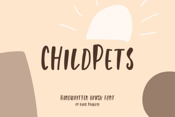 ChildPets: A Chic Handwritten Font for Creative Campaigns