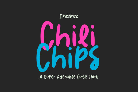 Chili Chips: A Handwritten Font for Authentic Branding