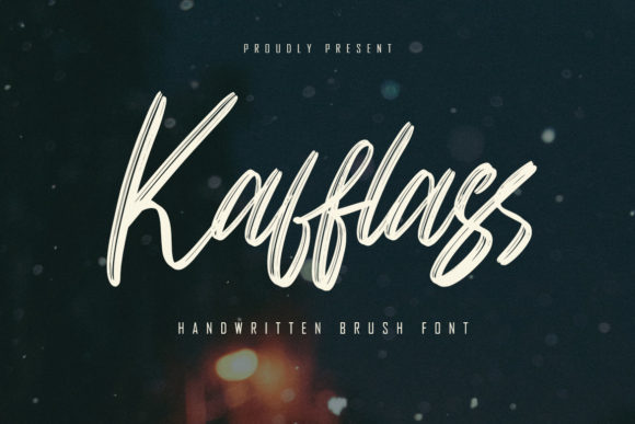 Discover Kafflass: A Stylish Handwritten Font for Creative Branding