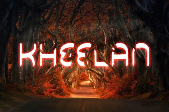 Discover Kheelan: A Robotic-Styled Font for Bold Editorial Design