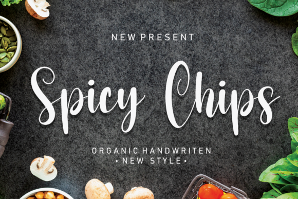 Discover Spicy Chips: The Perfect Calligraphy Font for Your Next Editorial Project
