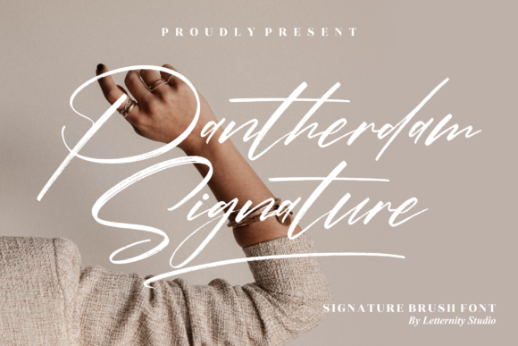 Discover the Elegance of Pantherdam Signature Font