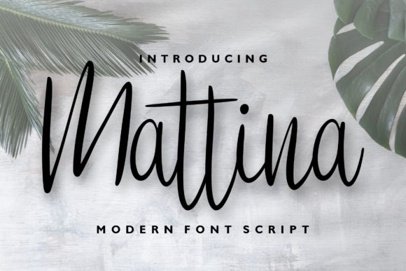 Discovering Mattina: A Handwritten Font for Editorial Elegance