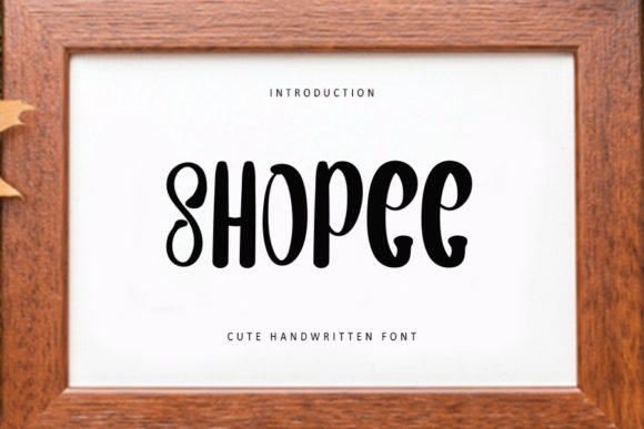 Discovering Shopee: A Playful Handwritten Font for Editorial Design