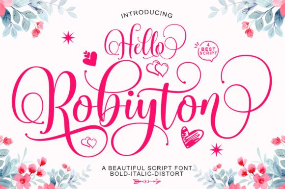 Elevate Your Brand with Hello Robiyton: A Premium Script Font