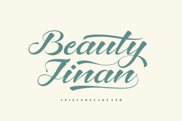 Enhance Your Brand with Beauty Jinan Font
