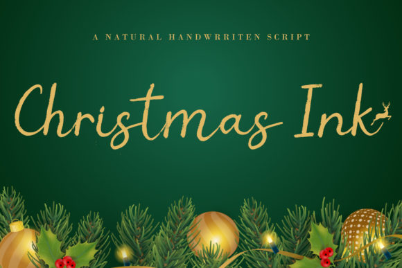 Enhance Your Brand with Christmas Ink: A Charming Handwritten Font