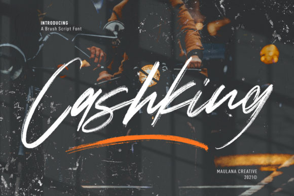 Enhance Your Web Design with Cashking, a Trendy Handwritten Font