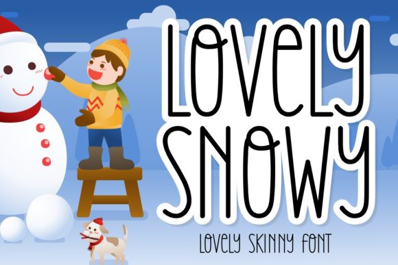Exploring Lovely Snowy: A Delicate Script Font