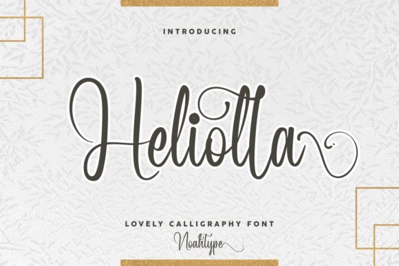 Heliolla: A Luxurious Calligraphy Font for Web Design