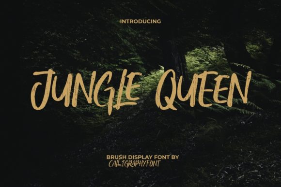 Jungle Queen: A Premium Display Font for Bold Branding
