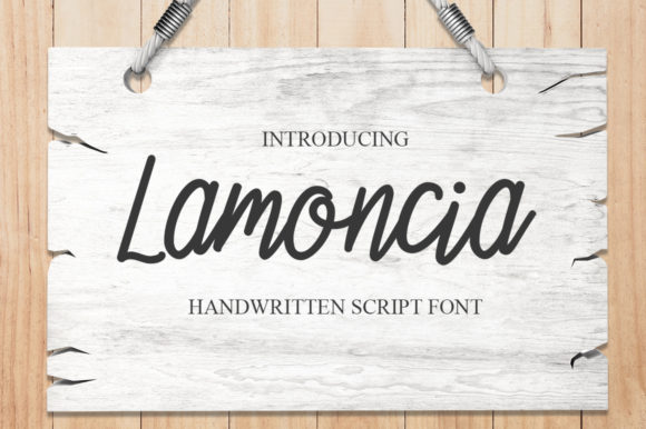 Lamoncia: The Perfect Handwritten Font for Crafters