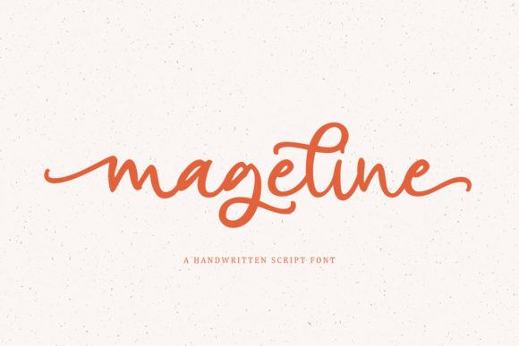 Mageline: A Versatile Script Font for Elegant Branding