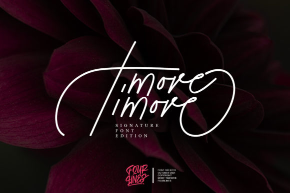 More Timore: Elevate Your Brand with a Graceful Script Font