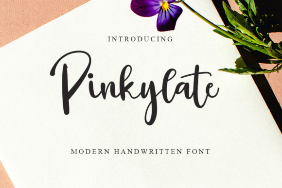 Pinkylate: A Trendy Handwritten Font for Engaging Campaigns