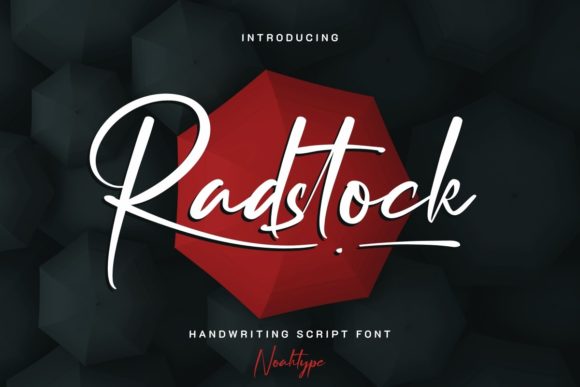 Radstock: A Handwritten Font for Elegant Editorial Design