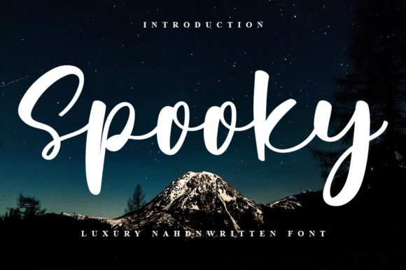 Spooky: The Elegant Script Font for Your Brand