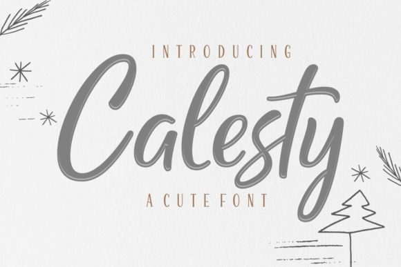 Transform Your Brand with Calesty: A Delicate Script Font