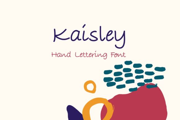 Transform Your Brand with Kaisley: A Charming Handwritten Font