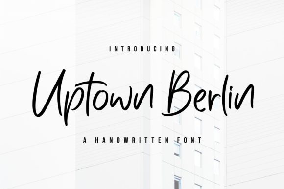 Uptown Berlin: A Delicate Script Font for Elegant Web Designs