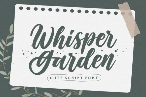 Whisper Garden: A Font for Elegant Campaigns